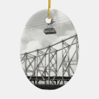 Roosevelt Island Tramway, NYC, Analog (film) photo Ceramic Ornament
