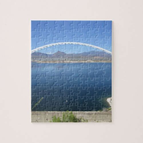 Roosevelt Lake Arch Bridge Jigsaw Puzzle