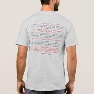 Roosevelt Man in the Arena Warrior Graphic in Grey T-Shirt
