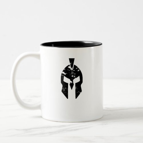 Roosevelt Man in the Arena Warrior in Black Two_Tone Coffee Mug