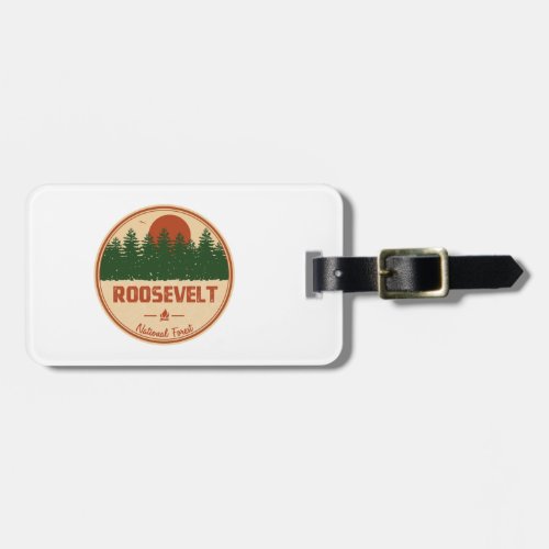 Roosevelt National Forest Luggage Tag