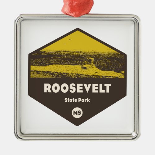 Roosevelt State Park Mississippi Metal Ornament