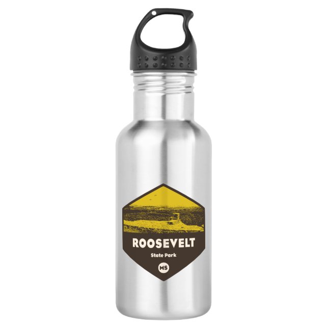  Roosevelt State Park Mississippi Stainless Steel Water Bottle (Front)