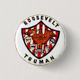 Roosevelt-Truman - Button