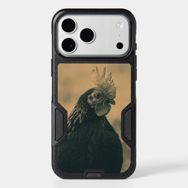 Roost in Sepia Otterbox iPhone Case (Back)