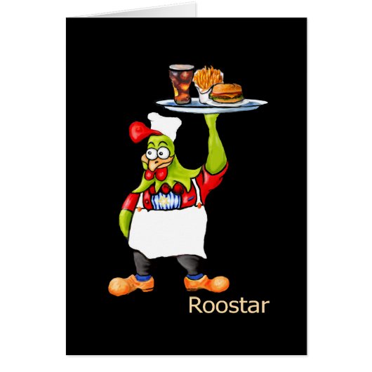 *Roostar bar's waiter* Cards (Front)