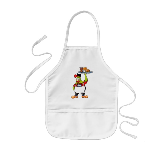 *Roostar bar's waiter* Kids' Apron (Front)
