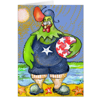 * Roostar in the beach * Cards