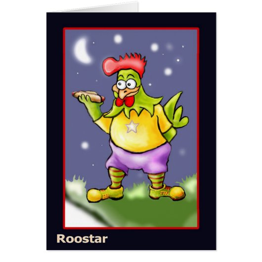* Roostar with frankfurter * Cards (Front)