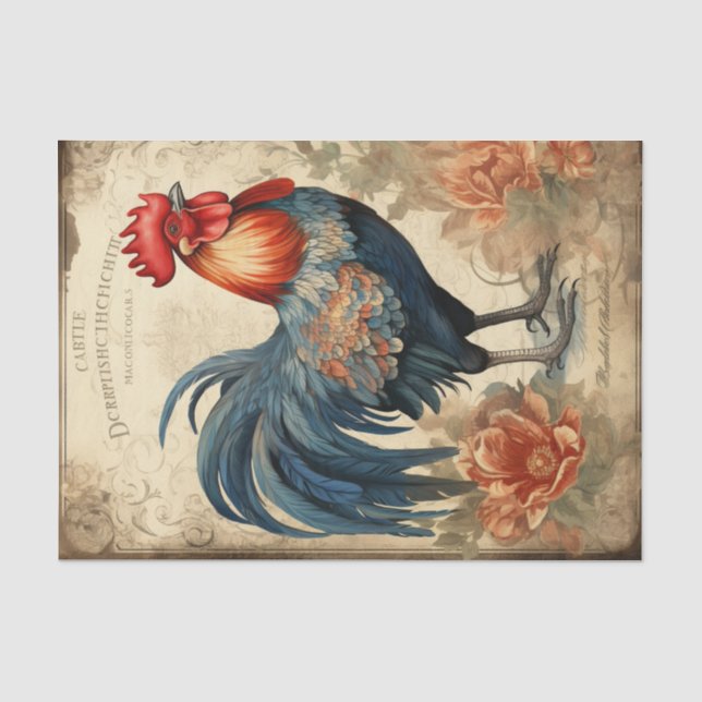 Rooster10 Tissue Paper (Front)