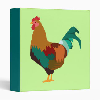 Rooster 3 Ring Binder