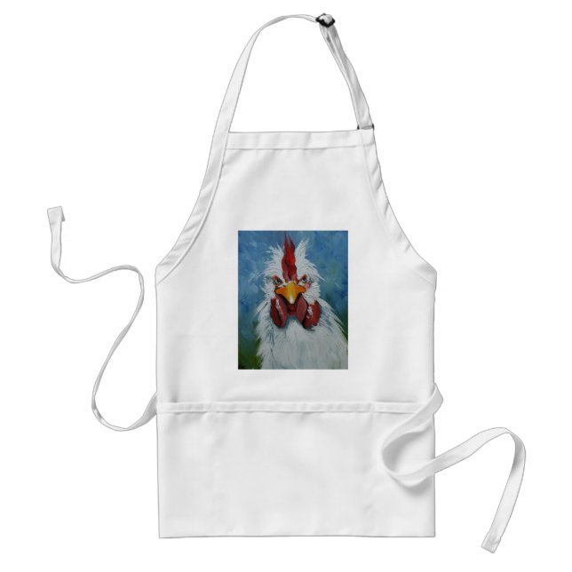 Rooster#455 Adult Apron (Front)