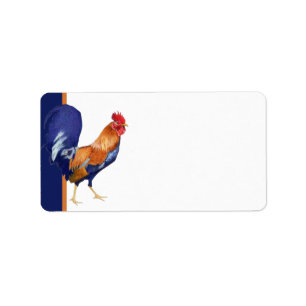 Rooster Address Label