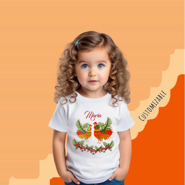 Rooster and hen baby T-Shirt (Creator Uploaded)