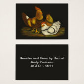 Rooster and Hens ~ ATC (Front & Back)