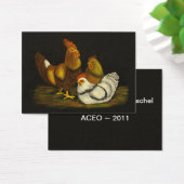 Rooster and Hens ~ ATC (Desk)