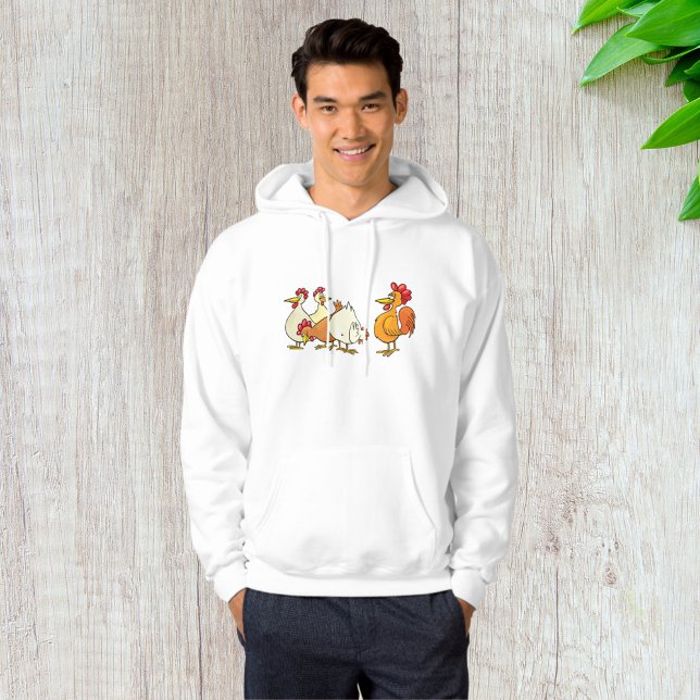 Rooster And Hens Hoodie (Creator Uploaded)