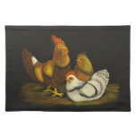 Rooster And Hens ~ Placemat at Zazzle