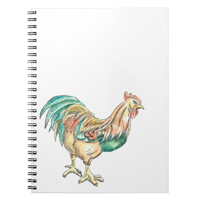 Rooster Art Notebook (Front)