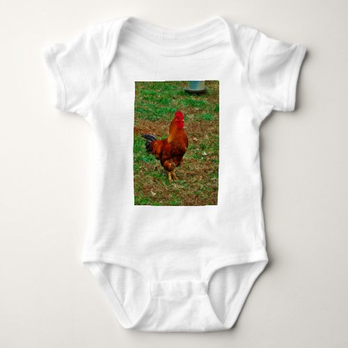 Rooster Baby Bodysuit