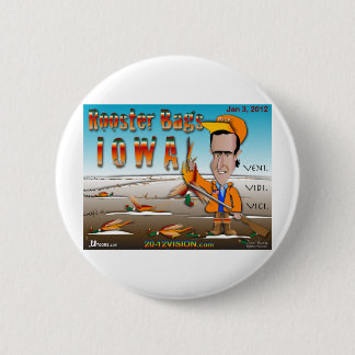 Rooster Bags Iowa Pinback Button