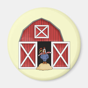 Rooster Barn Magnet
