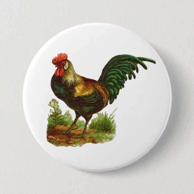 Rooster Button (Front)