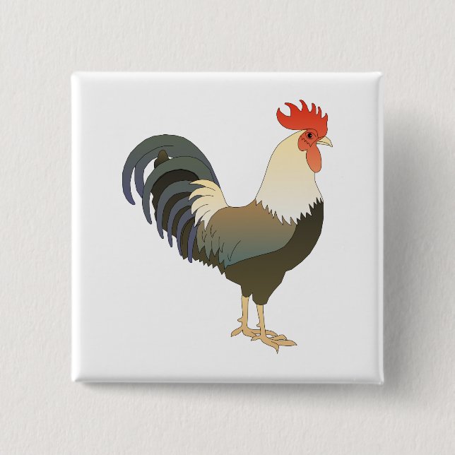 Rooster Button (Front)