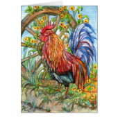 Rooster by Wheel Garden (Front)