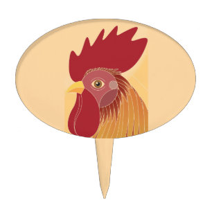 Rooster Cake Topper