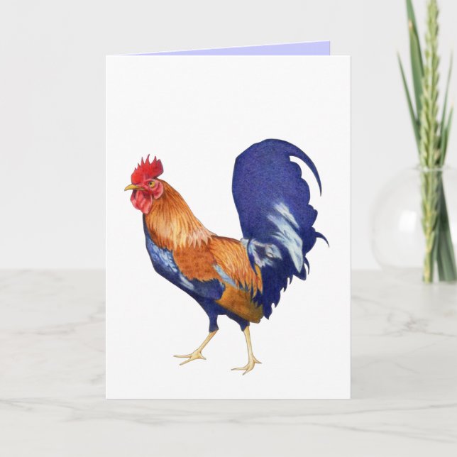 Rooster Card (Front)