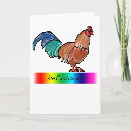 Rooster Card