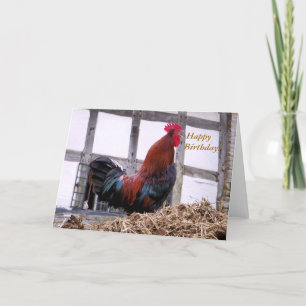 ROOSTER CARD