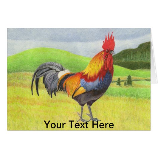 Rooster Cards (Front Horizontal)