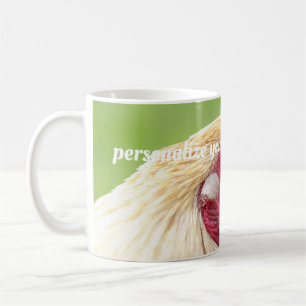 rooster, chicken, animal, bird, design, farm, coffee mug