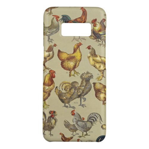 Rooster Chicken Farm Animal Poultry Country Case_Mate Samsung Galaxy S8 Case