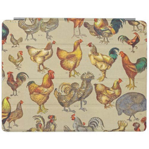 Rooster Chicken Farm Animal Poultry Country iPad Smart Cover