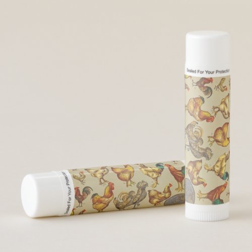 Rooster Chicken Farm Animal Poultry Country Lip Balm