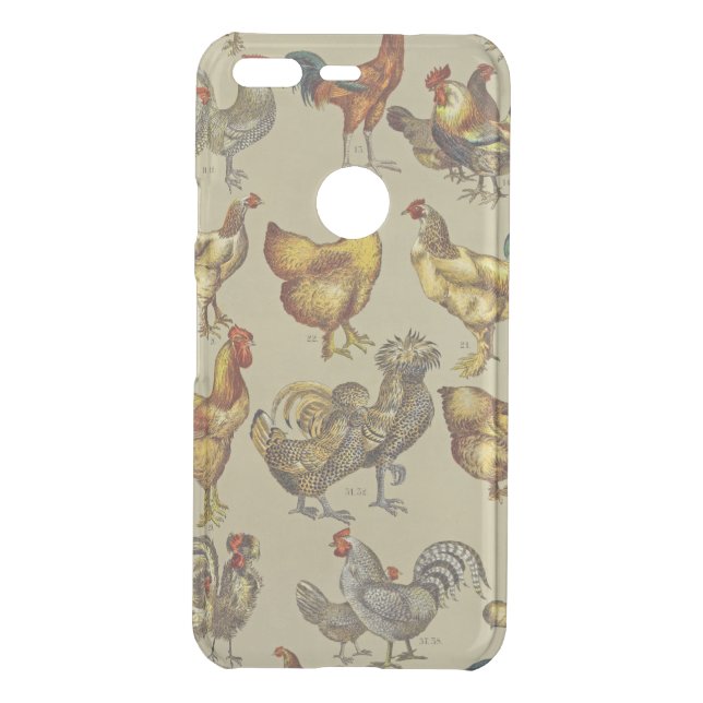 Rooster Chicken Farm Country Animal Uncommon Google Pixel Case (Back)