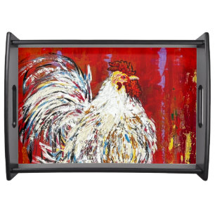Rooster Chicken Tray