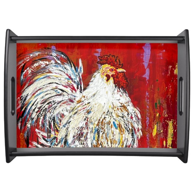 Rooster Chicken Tray (Front)