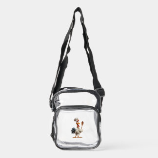 Rooster Clear Crossbody Bag