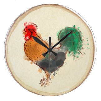Rooster clock