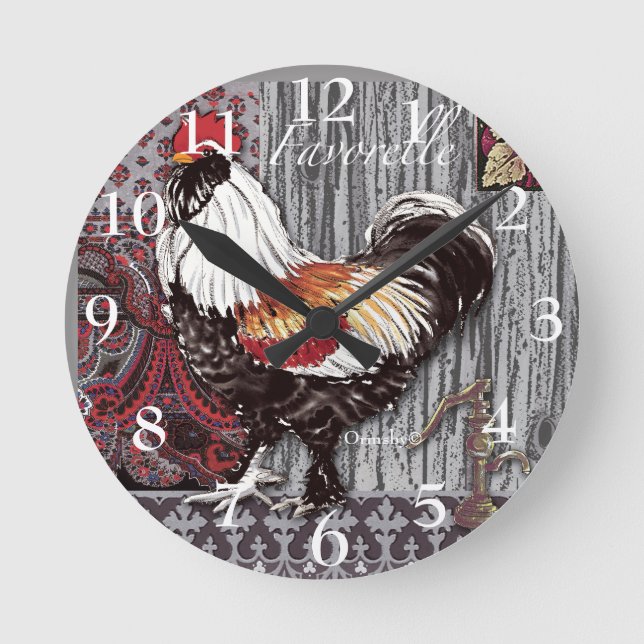 Rooster clock (Front)
