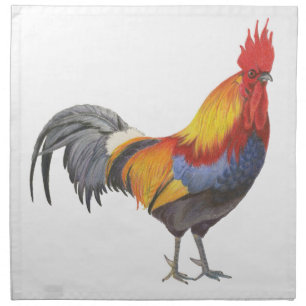 Rooster Cloth Napkin
