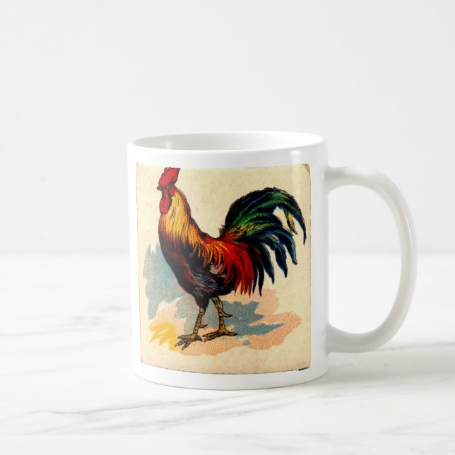 rooster coffee mug (Right)