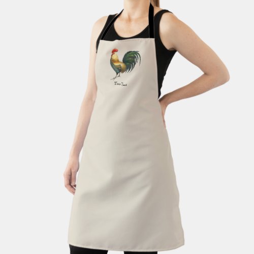 Rooster country classic stylish traditional bird   apron