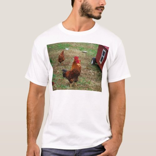 Rooster Crowing T_Shirt