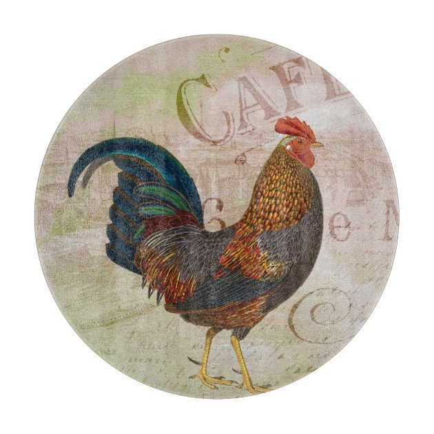 rooster cutting board