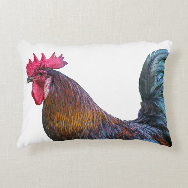 Rooster Decorative Pillow (Front)